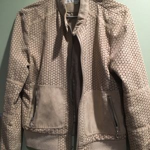 Kenneth Cole Spring short suede jacket